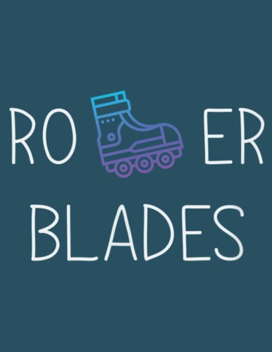 Titel roller blades notebook - roller,